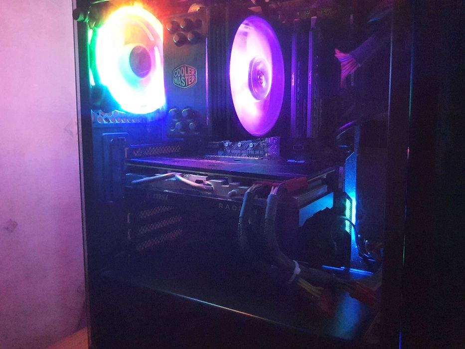 Полный комплект игровой ПК(i7-10700F/RX5700XT/RAM32GB/SSD500GB+HDD2TB)