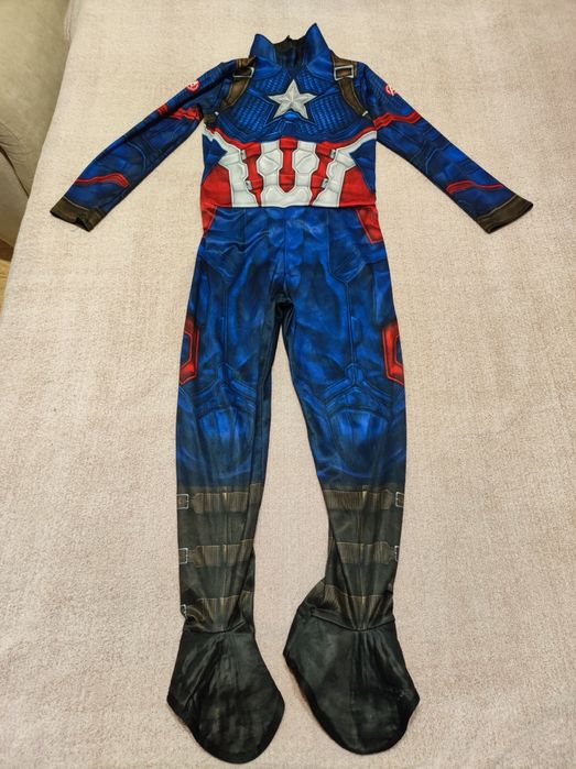 Костюм капітан Америка Marvel супер герой, 7-8 р, зріст 132-134 см