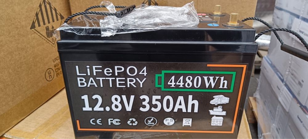 Акумулятор батарея інвертор 12v 350Ah LifePO4 4480Wh