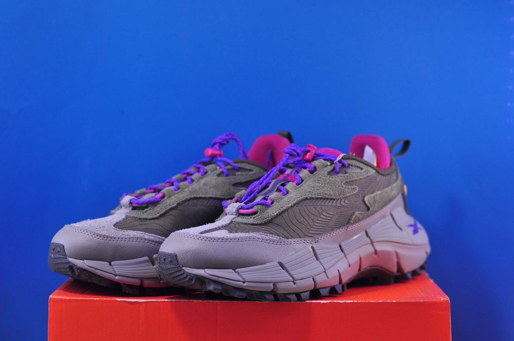 Кроссовки Adidas Originals Campus Reebok Zig Kinetica 2.5 Edge Army