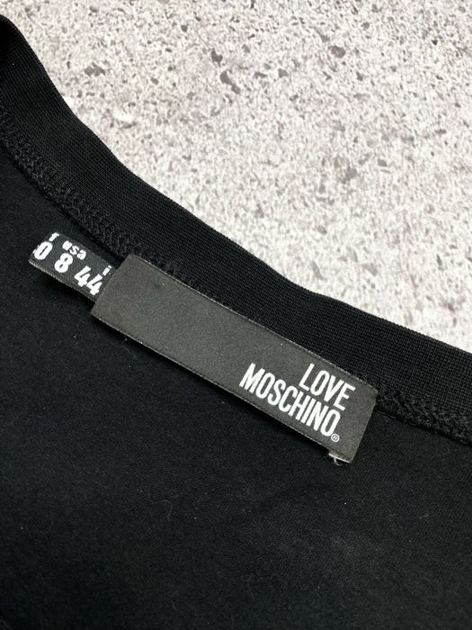 Женская черная футболка Love Moschino Xs/S