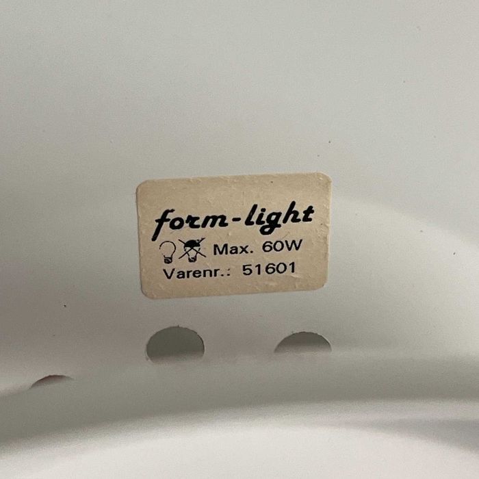 Candeeiro suspenso nórdico mid-century Form-Light Branco