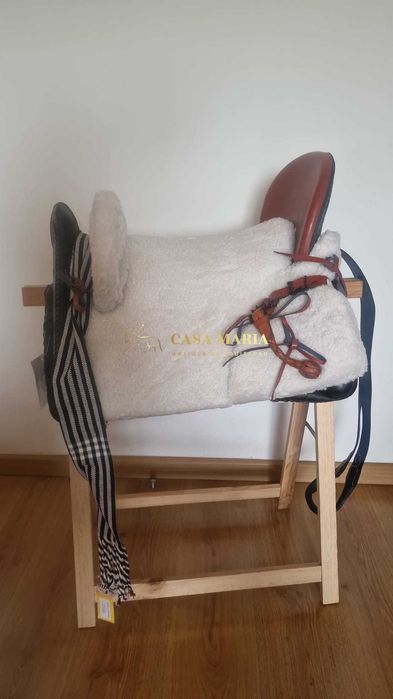 SELA MONTURA ESPANHOLA HH ERAL MISTA (EQUIPAMENTO COMPLETO) - Nova