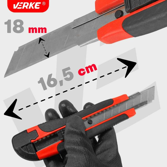 10x NÓŻ nożyk tapeciak składany ostrze ŁAMANE 18MM solidny MOCNY!!