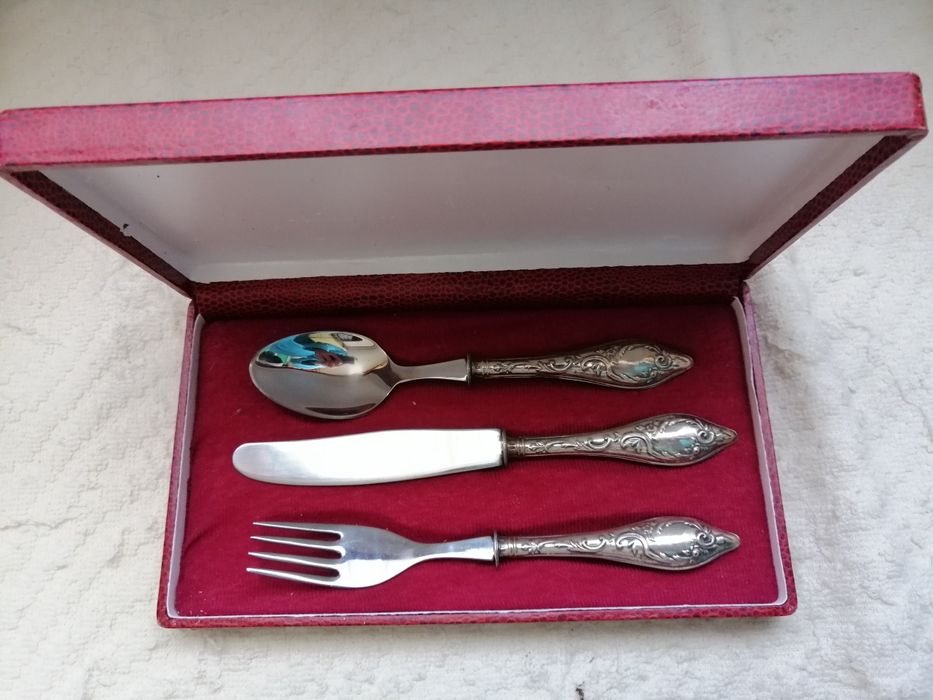 Faqueiro de 3 peças em prata