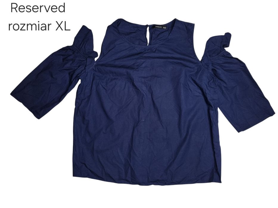 Granatowa bluzka Reserved rozmiar xl 42