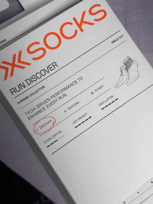 Шкарпетки X-Bionic Run Discover X-Socks термоноски професійні 42-44