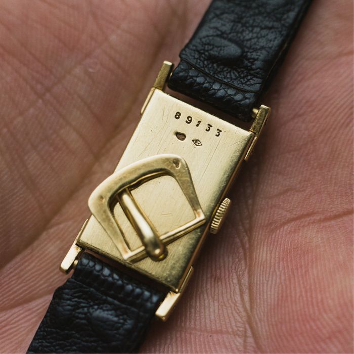 Relogio Jaeger-LeCoultre Uniplan em Ouro 18k & Fivela Original - Circa 1938s