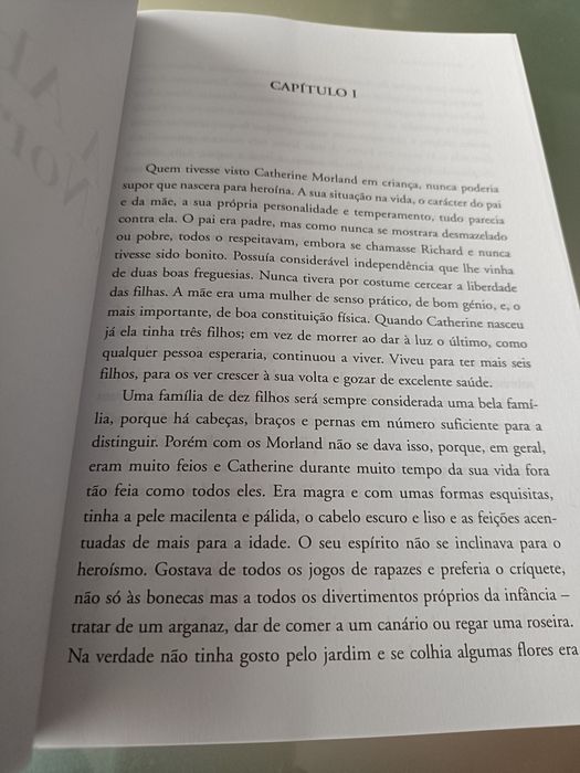 Livro A Abadia de Northanger