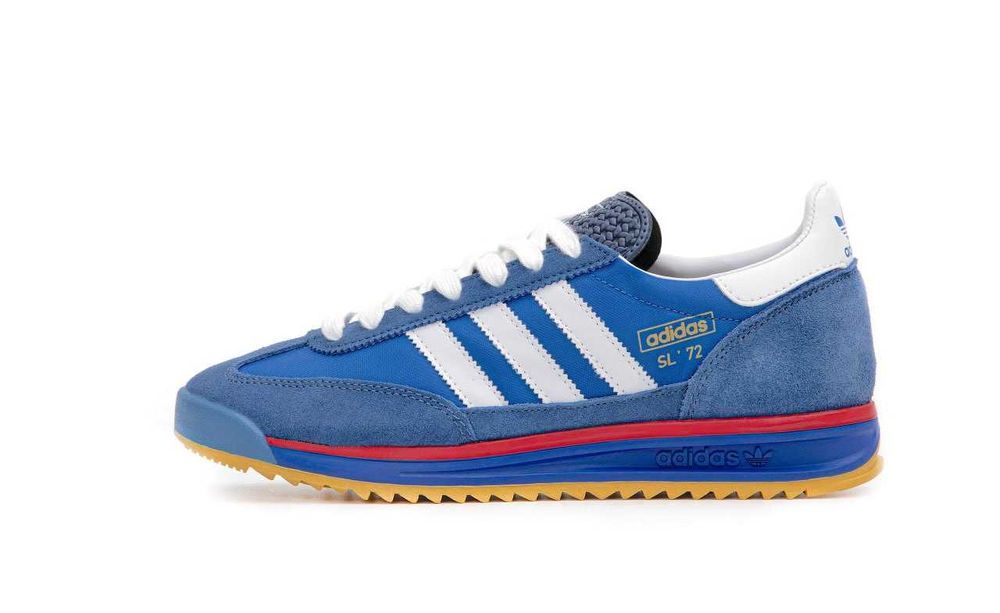 Мужские кроссовки Adidas SL 72 Navy&Sky Premium. 40-45