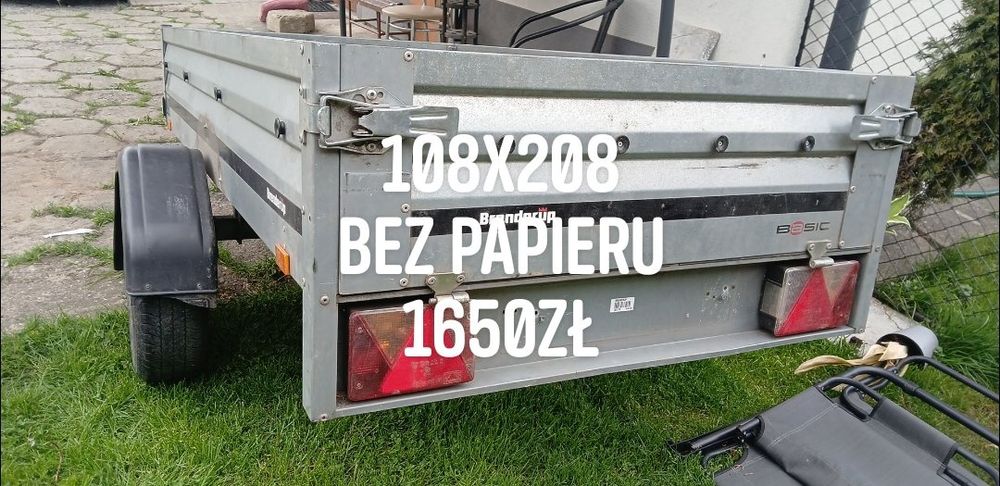 Przyczepa pod mini Koparkę