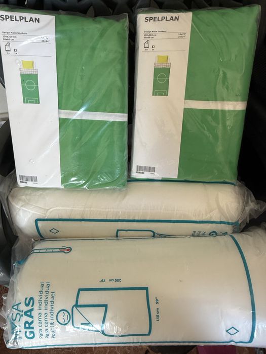 2 capas edredon com fronha e edredons NOVAS