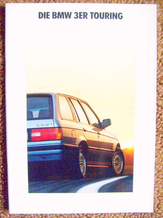 BMW 3 E30 Touring '91 / 318i 325i 324td / prospekt 38 str., stan BDB