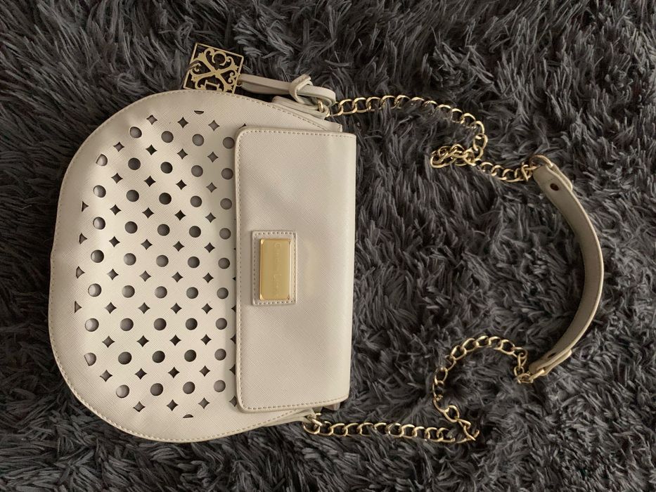 Torebka listonoszka  Christian Lacroix popielata.