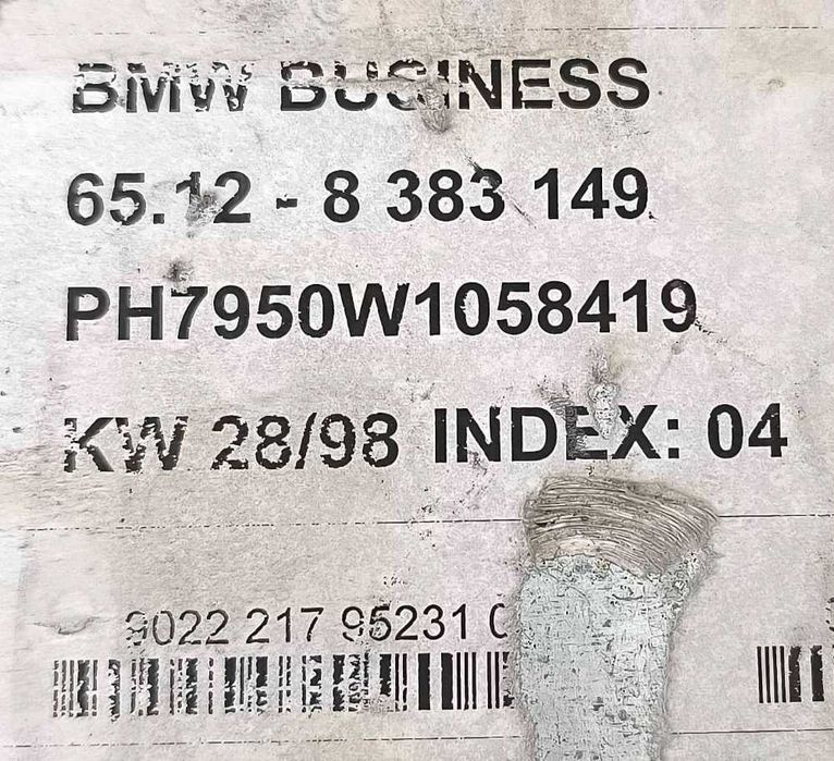Rádio / Auto Rádio 6512-8383149 - BMW 3