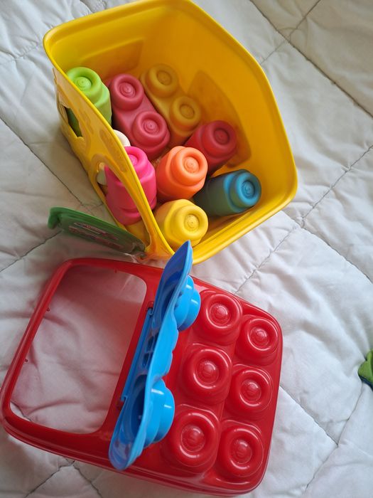 Casinha brincar com blocos