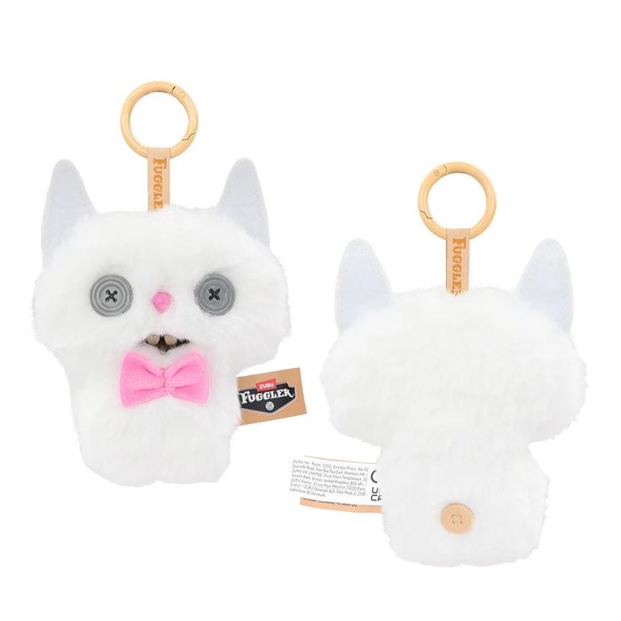 Брелок Fuggler Alley Cats White Cheesy (Котик Чіззі)