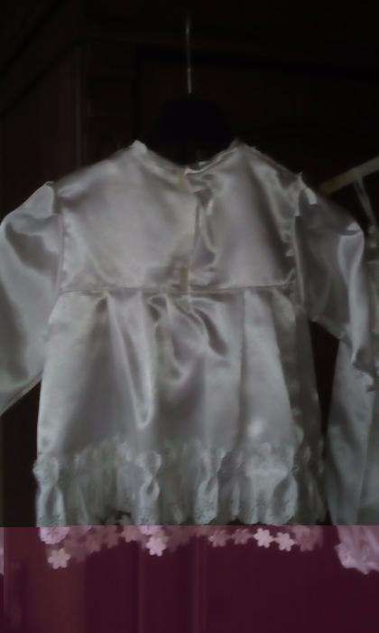 ubranko do chrztu dla dziewczynki  rozmiar 80