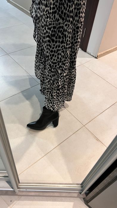 Сукня максі, тваринний принт