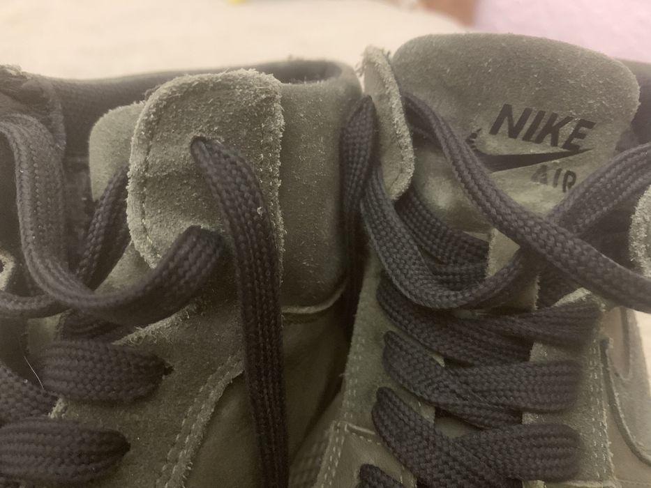 мужские кожаные зимние ботинки с натуральной кожи nike air