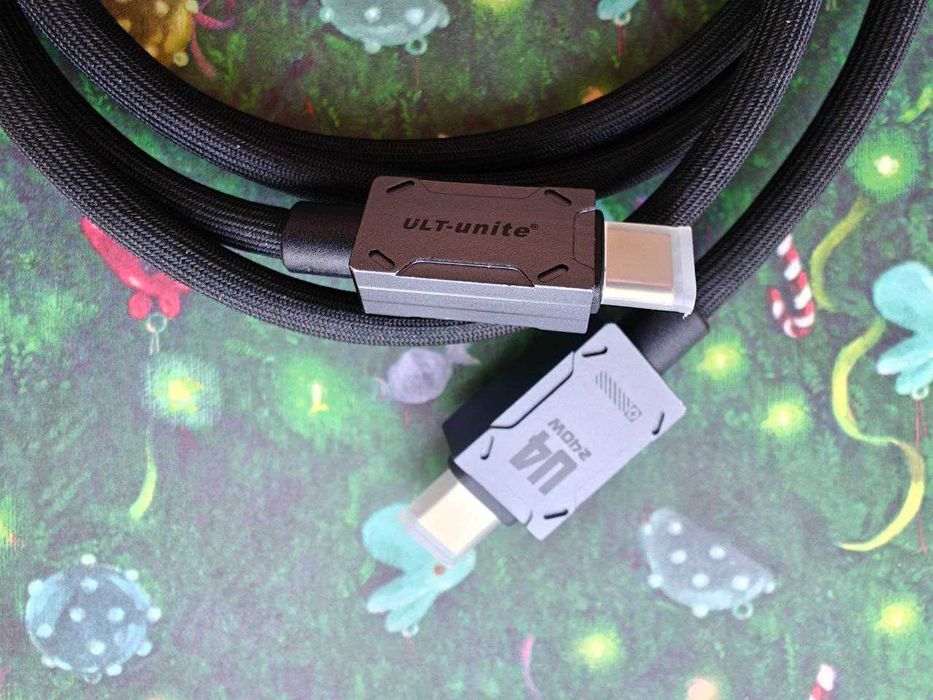 Кабель USB4 ULT CableDeconn Thunderbolt 4/5 40Gbps 80Gbps 240W 0.2-3 м