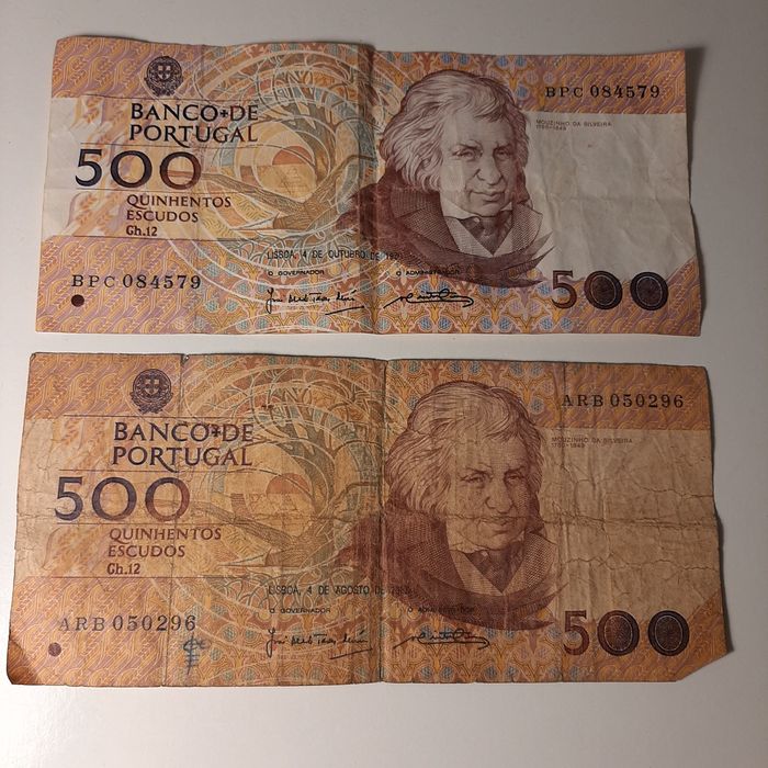 Notas de 500 escudos