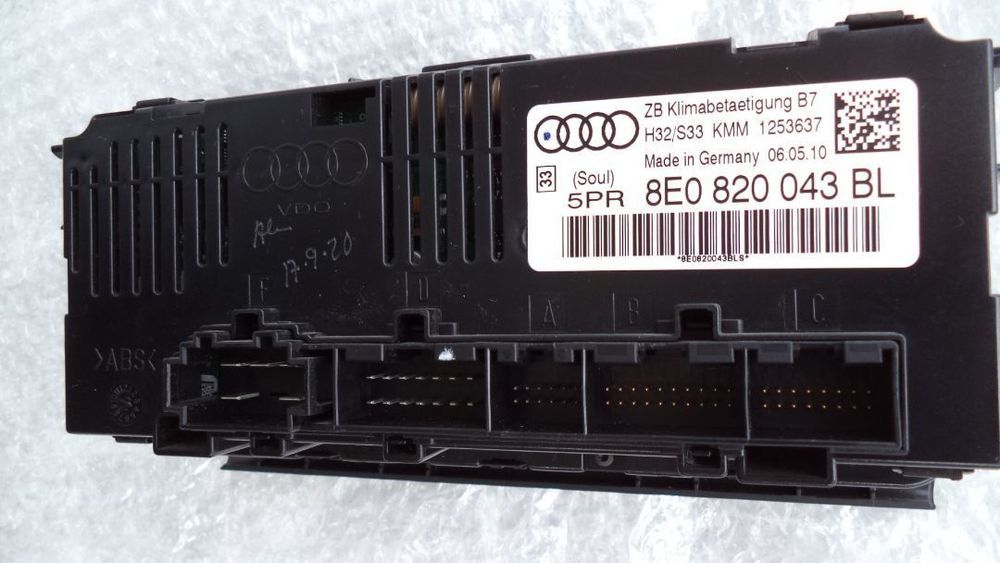 Climatronic  Audi A4 B6 , B7.modulo para modelo1 Din e 2 DIN