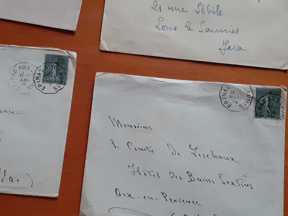 Stare koperty-Francja-10 szt.-KOLEKCJA