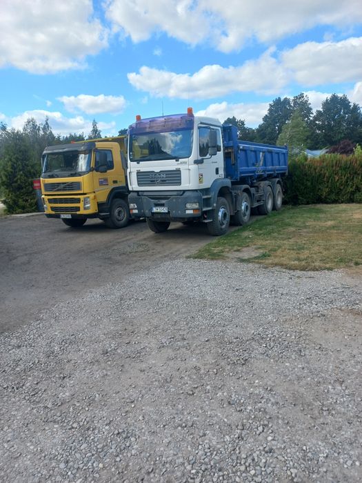 Piasek siany, podsypka, usługi koparko ładowarką