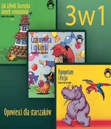 3w1 Opowieści dla starszaków Audiobook. Audio Liber. Nowy Produkt