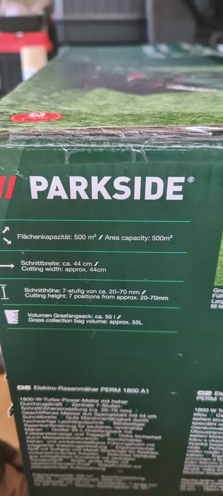 parkside kosiarka elektryczna 1800 w perm 1800 a1 paragon gwarancja  3lata