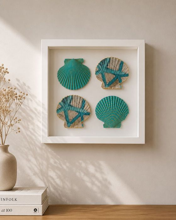 Arte com conchas
