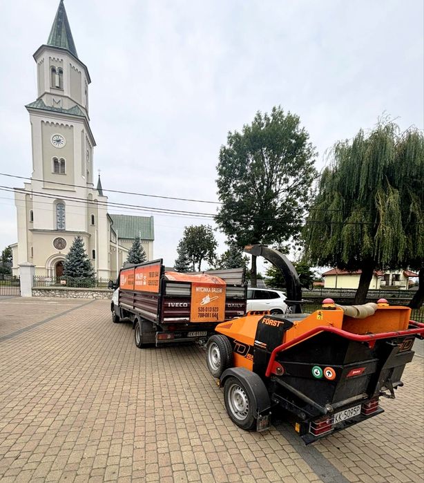 Rębak do gałęzi Krzeszowice wynajem | zrębkowanie gałęzi | rozdrabniacz