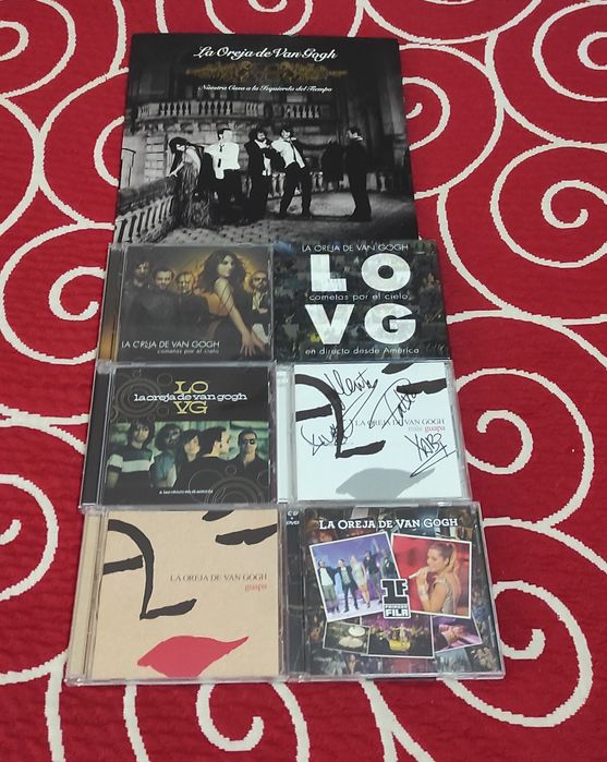 Oreja de Van Gogh-Cds autografados