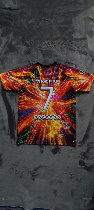 Футбольна футболка PSG x Jordan 4th Kit 2021/22 — Мбаппе #7