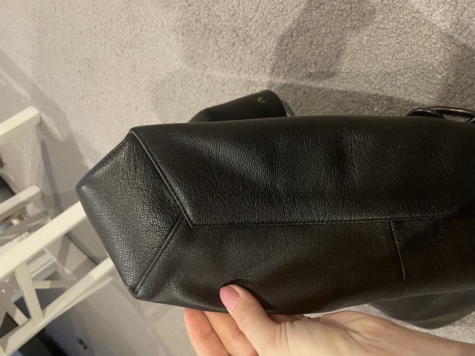 Shopper bag torebka GUESS LUXE skóra naturalna
