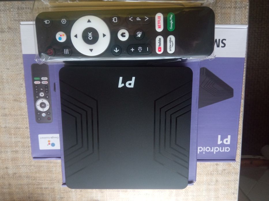 Смарт Приставки P1 2/16 4/64 Android 14 Настроена голос поиск+подарок