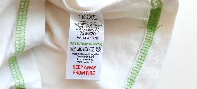 T-shirt Bluzka z długim rękawem nadruk Next 6-9 miesięcy 68-74cm #618