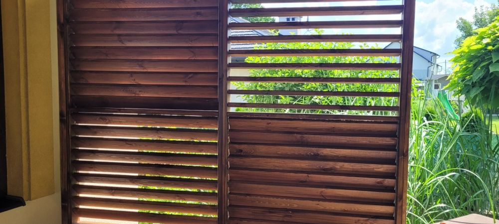 Rolety tarasowe ruchome/ ruchome deseczki