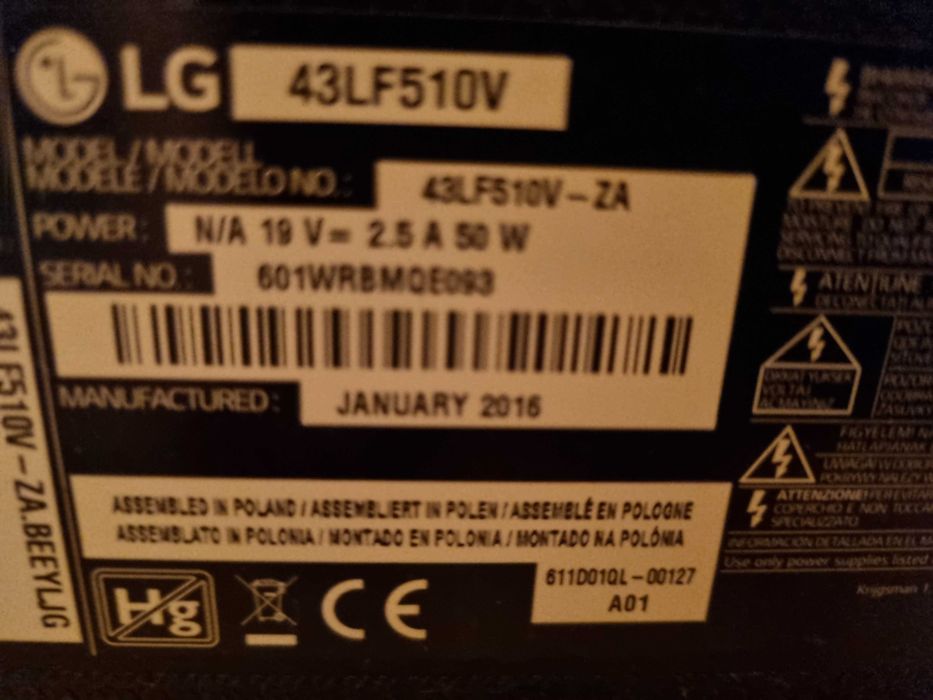Telewizor lg 43 cale