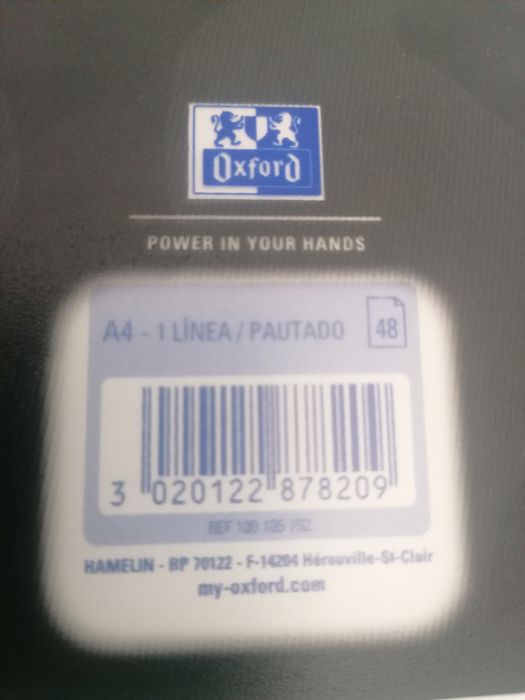 Caderno marca Oxford pautado