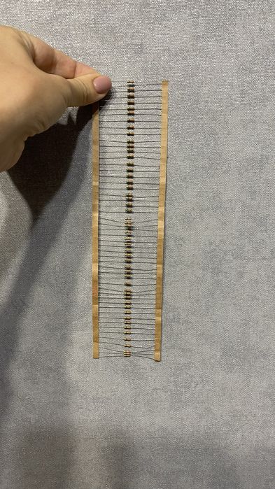 Резистори 1/4 Ватт різних номіналів (1R-10M) по 50 шт