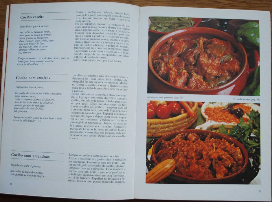 As Carnes (Assados Estufados Guisados e Cozidos)