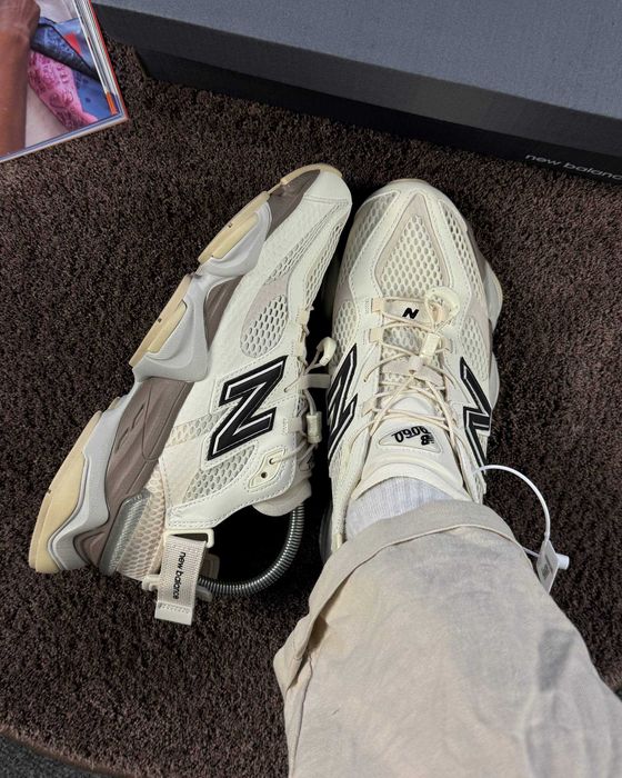 !SALE! New Balance 9060 Summer Mule Off White Premium 40 41 42 43 44 45 літні сіткак