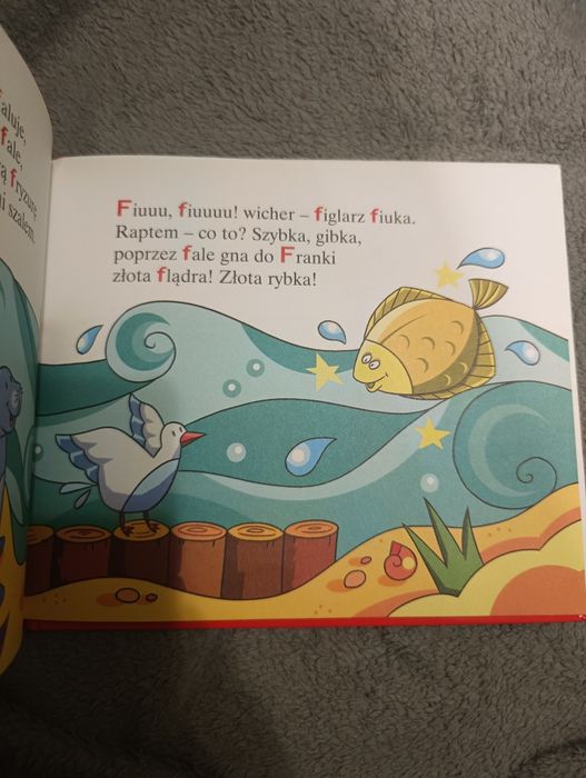 F jak foka książeczka