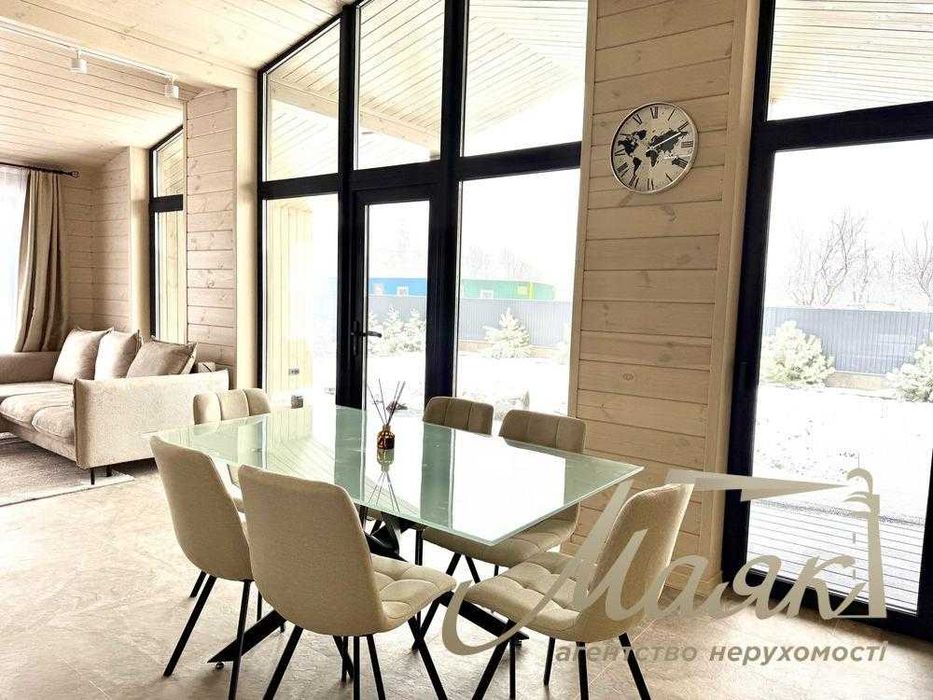 Оренда нового будинку 140 м² у стилі барнхаус в Рославичах