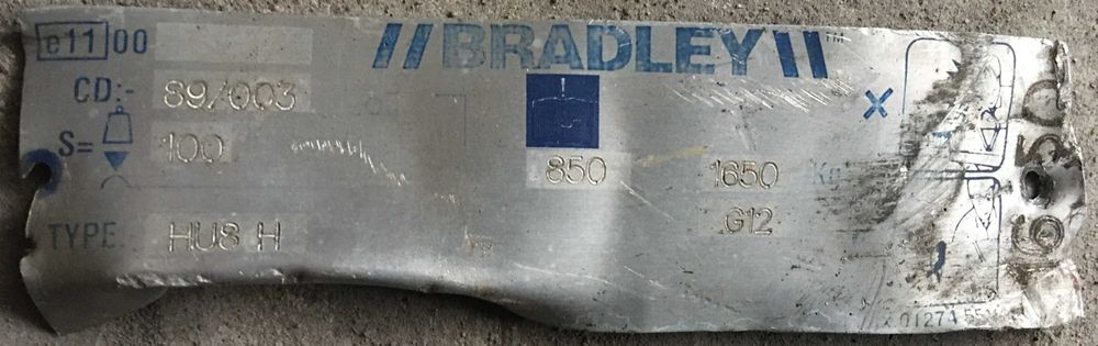 Dyszel łamany do przyczepy, przyczepki mocny, solidny marki Bradley