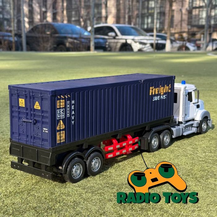 Фура на радіокеруванні American Truck 59см Біла | Грузовик на пульті