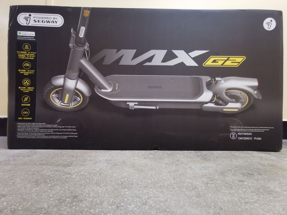 Hulajnoga Ninebot Max G2 następca Ninebot Max G30