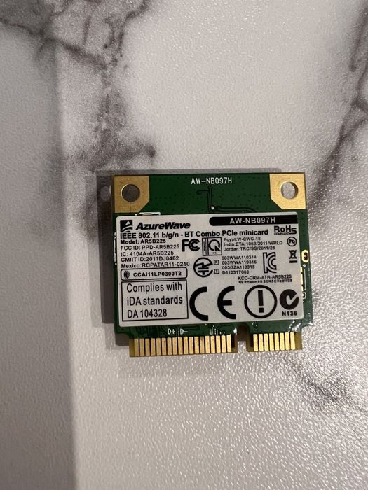 Модуль Wifi/Bluetooth для ноутбука AW-NB097H